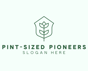 Floral Minimalist Plant Sustainability logo design