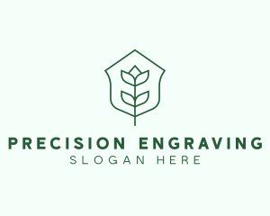 Floral Minimalist Plant Sustainability logo design