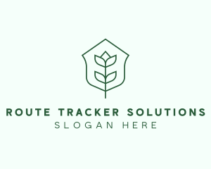 Floral Minimalist Plant Sustainability logo design