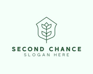 Floral Minimalist Plant Sustainability logo design