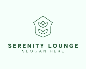 Floral Minimalist Plant Sustainability logo design