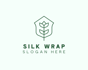 Floral Minimalist Plant Sustainability logo design