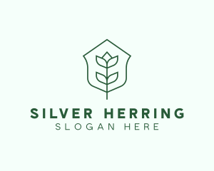 Floral Minimalist Plant Sustainability logo design