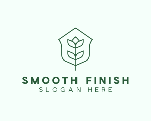 Floral Minimalist Plant Sustainability logo design