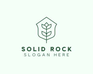 Floral Minimalist Plant Sustainability logo design