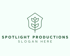 Floral Minimalist Plant Sustainability logo design