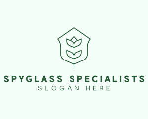 Floral Minimalist Plant Sustainability logo design