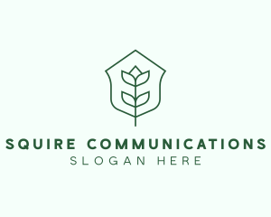 Floral Minimalist Plant Sustainability logo design