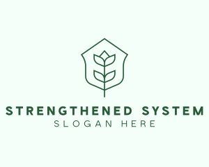 Floral Minimalist Plant Sustainability logo design