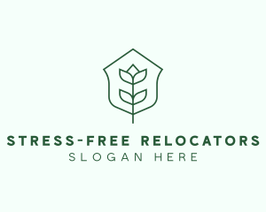 Floral Minimalist Plant Sustainability logo design