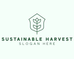Floral Minimalist Plant Sustainability logo