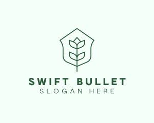 Floral Minimalist Plant Sustainability logo design