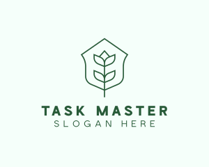 Floral Minimalist Plant Sustainability logo design