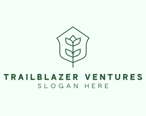 Floral Minimalist Plant Sustainability logo design