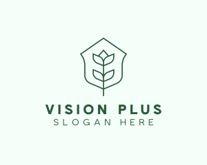 Floral Minimalist Plant Sustainability logo design