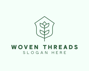 Floral Minimalist Plant Sustainability logo design