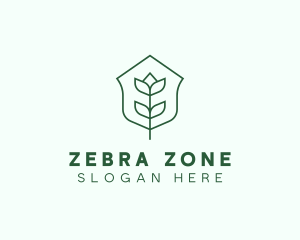 Floral Minimalist Plant Sustainability logo design