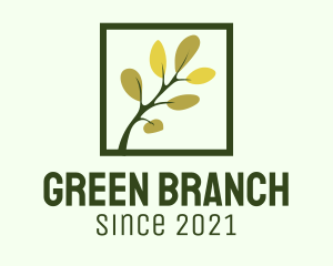 Tree Branch Frame logo design