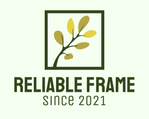 Tree Branch Frame logo design