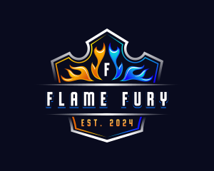 Hot Cold Flame logo design