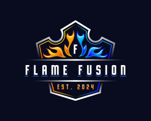 Hot Cold Flame logo design