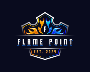 Hot Cold Flame logo design