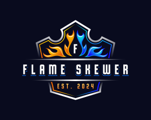 Hot Cold Flame logo design