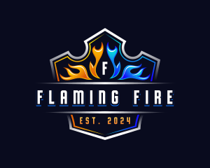 Hot Cold Flame logo design