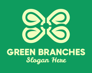 Green Spa Flower logo design