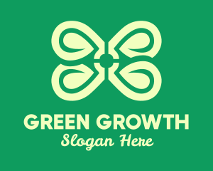 Green Spa Flower logo design