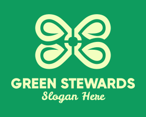 Green Spa Flower logo design