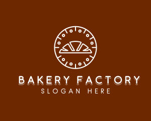 Croissant Bakery Patisserie  logo design