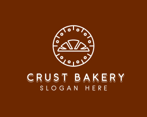 Croissant Bakery Patisserie  logo design