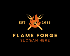 Fire Grill Restaurant logo design