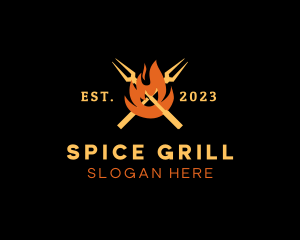 Fire Grill Restaurant logo design