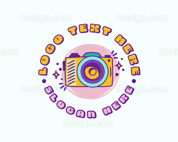 Cute Quirky Camera Logo