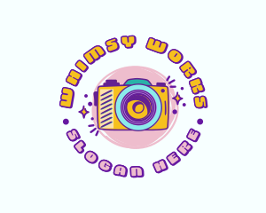 Cute Quirky Camera logo design