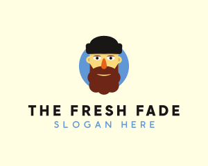 Beard Man Beanie logo design