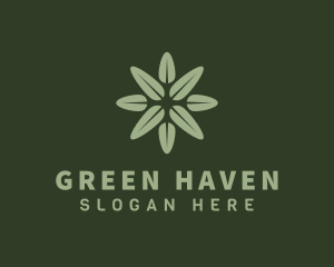 Green Leaf Botanical logo design