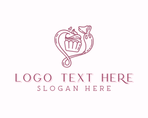 Confectionery Cupcake Bakery Logo