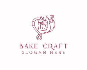 Confectionery Cupcake Bakery logo design