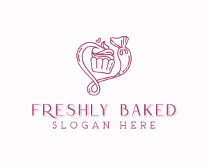 Confectionery Cupcake Bakery logo design