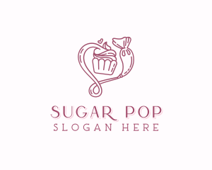 Confectionery Cupcake Bakery logo design