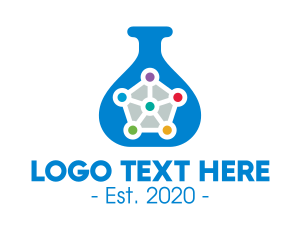 Experimental - Blue Research Laboratory logo design