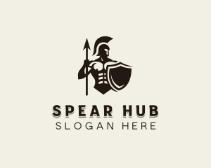 Spear Barbarian Warrior logo