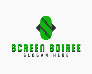 Chain Link Letter S logo design