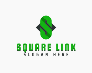 Chain Link Letter S logo design