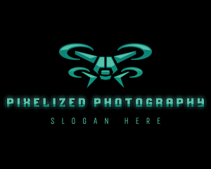 Drone Camera Propeller logo design