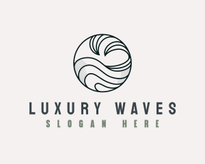 Tidal Ocean Wave logo design