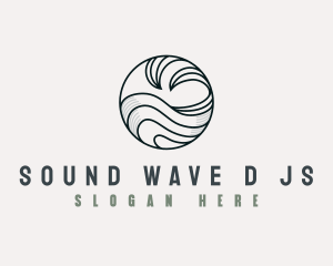 Tidal Ocean Wave logo design